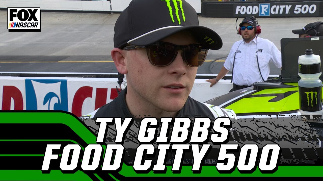 Food City 500: Ty Gibbs' post-race interview | NASCAR on FOX