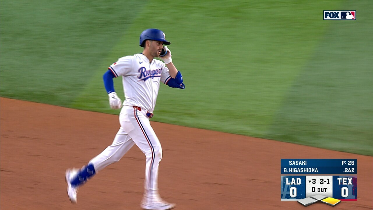 Kyle Higashioka takes Roki Sasaki yard, Rangers take early lead over Dodgers