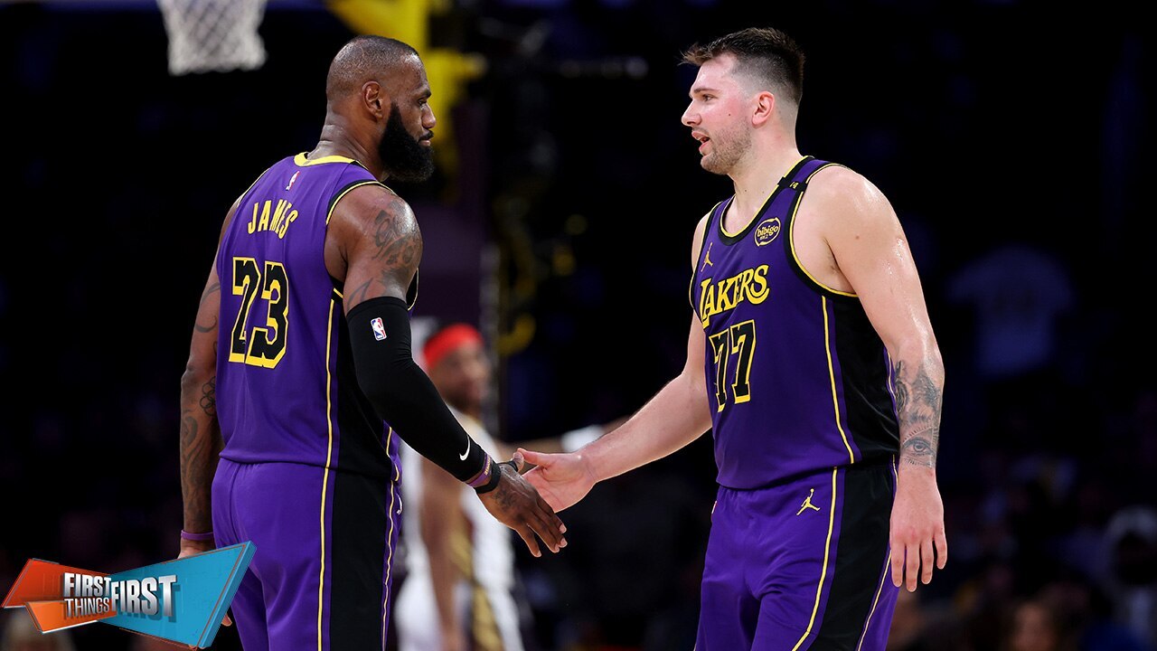 Would a championship mean more for Luka Doncic or LeBron James? | First Things First