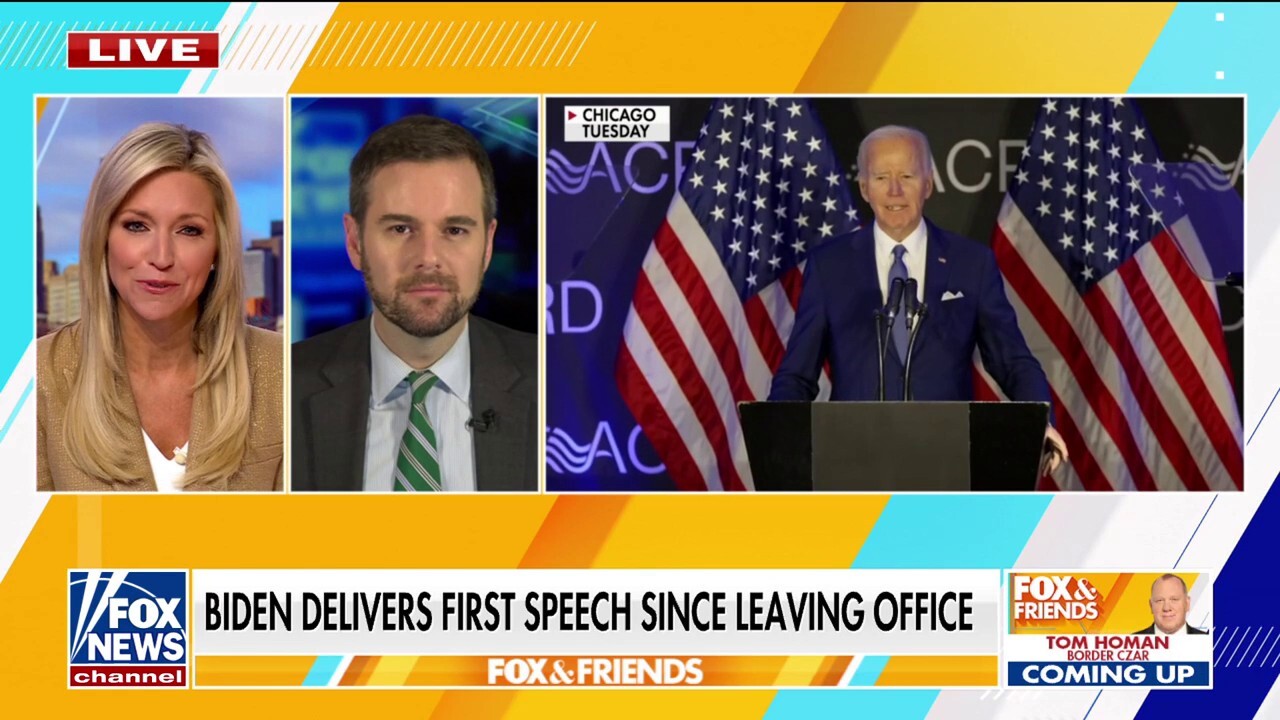 'Not a pretty sight': Guy Benson reacts to Biden's first appearance since leaving WH