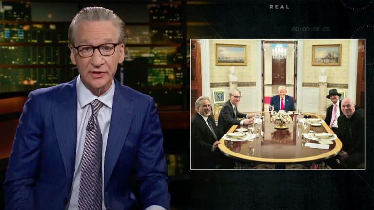 Bill Maher hits back at critics after Trump meeting, says it's not bad he doesn't 'hate' the president
