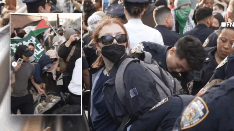 Anti-Israel mob descends on Brooklyn College in NYC as agitators brawl with police, get tased