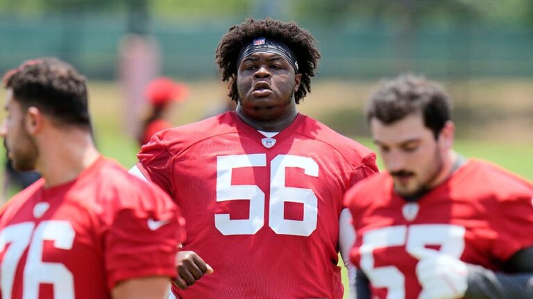 Desmond Watson, dubbed 'the tush push terminator,' turning heads at Buccaneers rookie minicamp