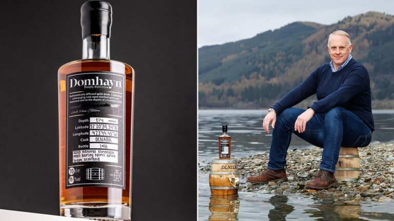 First bottle of 'whisky' matured in casks submerged in Loch Ness sells for over $1,000