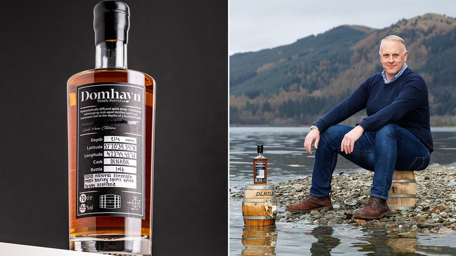 First bottle of 'whisky' matured in casks submerged in Loch Ness sells for over $1,000