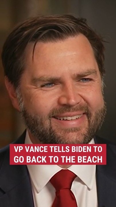 VP Vance tells Biden to go back to the beach