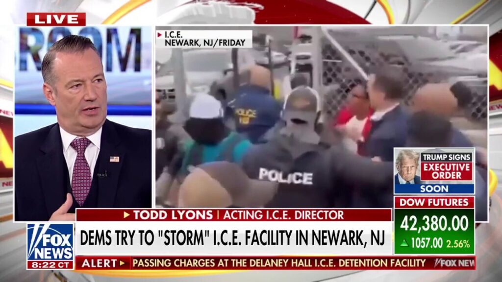 Acting ICE director condemns Democrats' 'political stunt' after physical confrontation outside facility