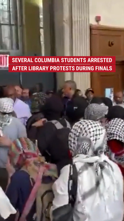Columbia University student protests continue to erupt during finals week