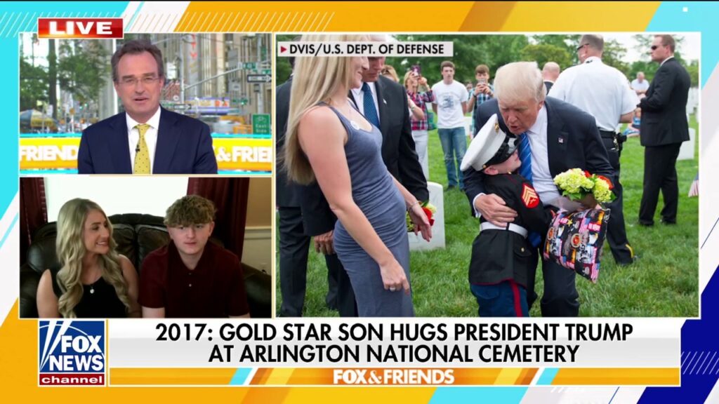 Gold Star teenager reflects on meeting Trump, honoring his late father