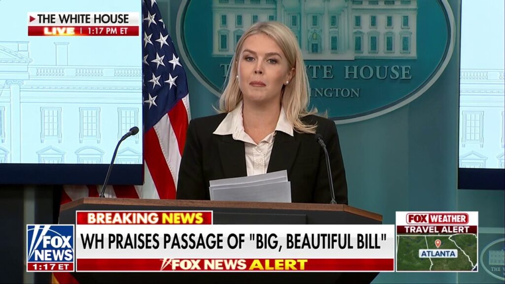 White House touts tax cuts, border security investments as ‘big, beautiful,bill’ passes House