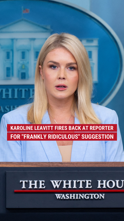 Karoline Leavitt claps back at reporter’s “ridiculous” question about Trump's Middle East trip
