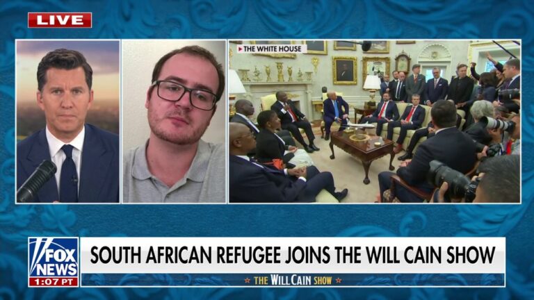 Children are 'indoctrinated' into believing White people are 'evil,' says South African refugee