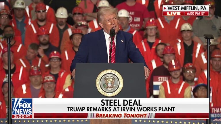 President Trump has a 'major announcement' on steel tariffs