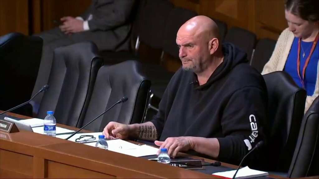 Sam Altman praises Fetterman's hoodie in hearing