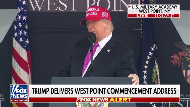 Trump gives West Point commencement address