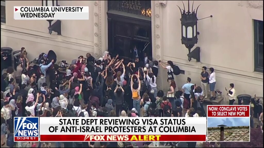 Over 80 anti-Israel protesters arrested after storming Columbia University library