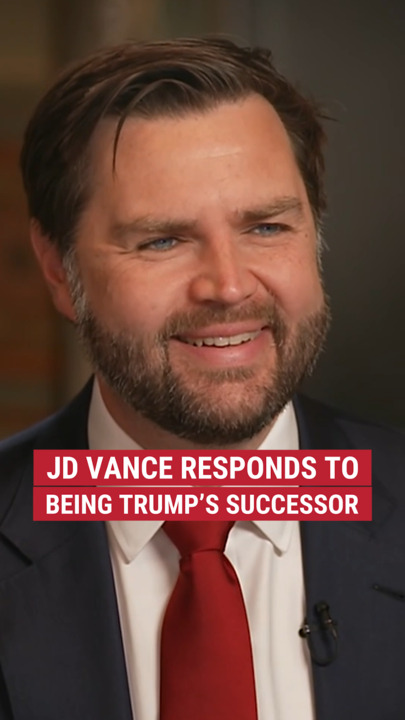 JD Vance responds to being Trump's successor