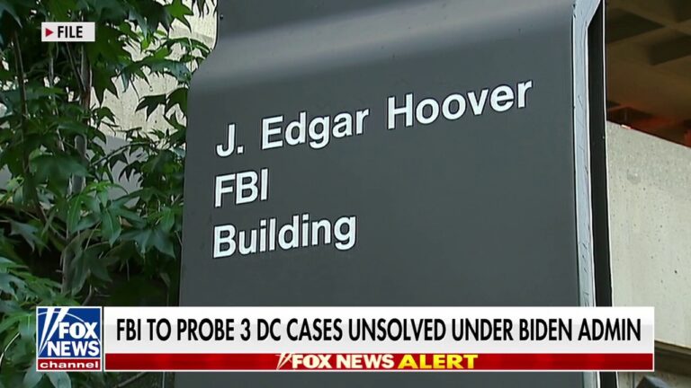 FBI ramps up efforts to probe 3 unsolved Biden-era DC cases
