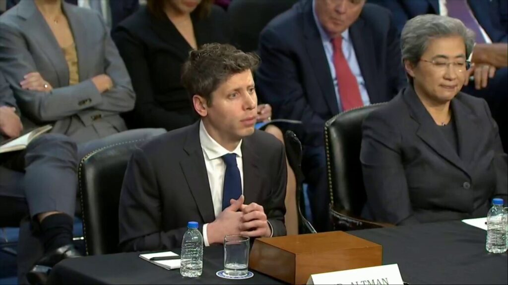 Altman, witnesses answer question on racing China on AI tech