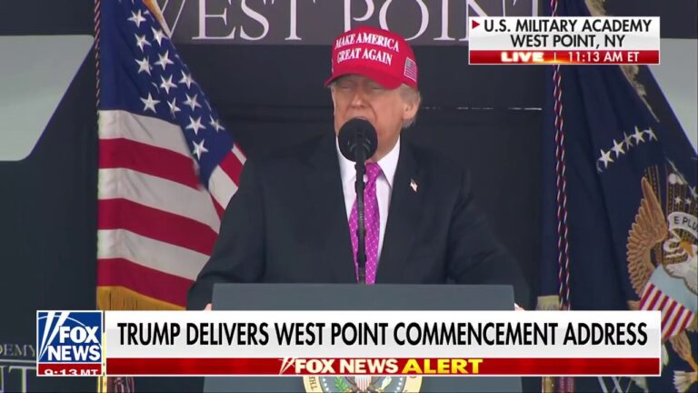Trump urges graduating cadets to ‘win, win, win’ during his West Point commencement speech