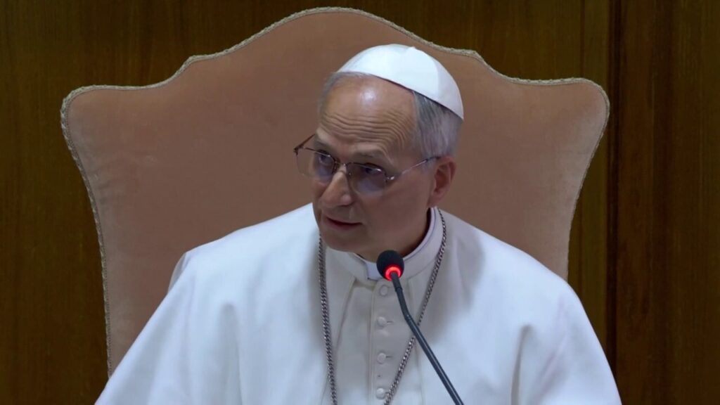 Pope Leo XIV in first address to cardinals claims AI poses 'new challenges for the defense of human dignity'