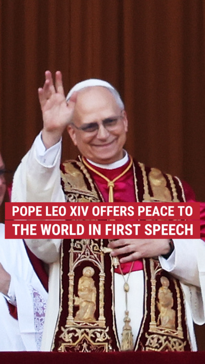 Pope Leo XIV offers peace to the world in first speech