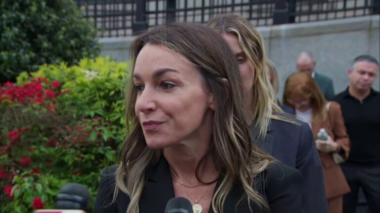 Karen Read speaks to reporters after Day 12 of murder trial