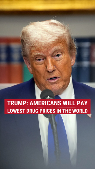Trump: Americans will pay lowest drug prices in the world