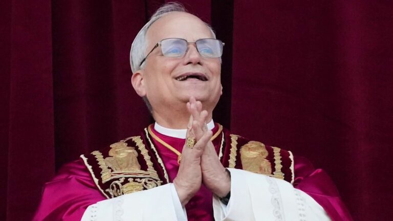 Pope Leo XIV gives his first homily at his celebratory mass
