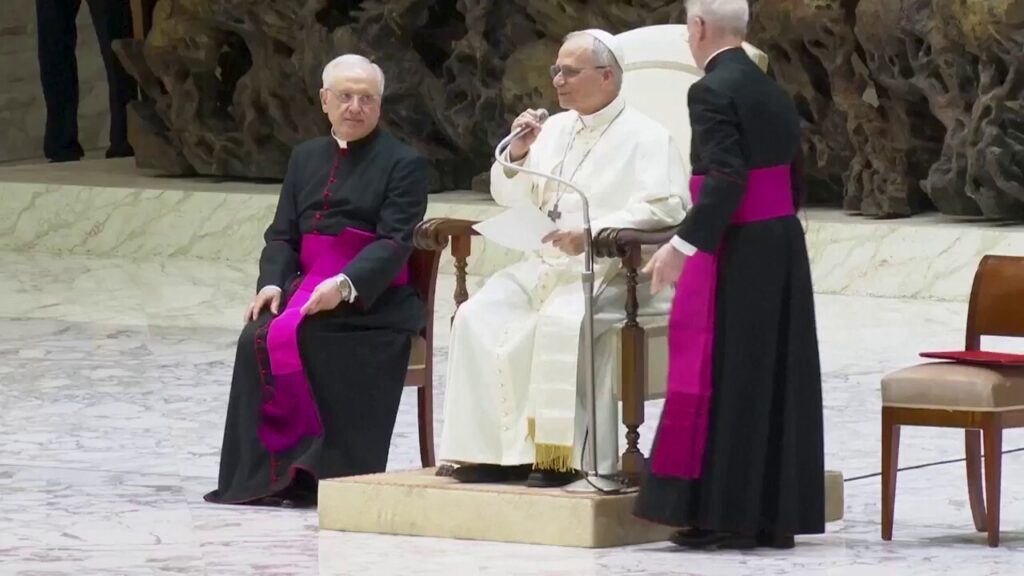 Pope Leo XIV holds first news conference