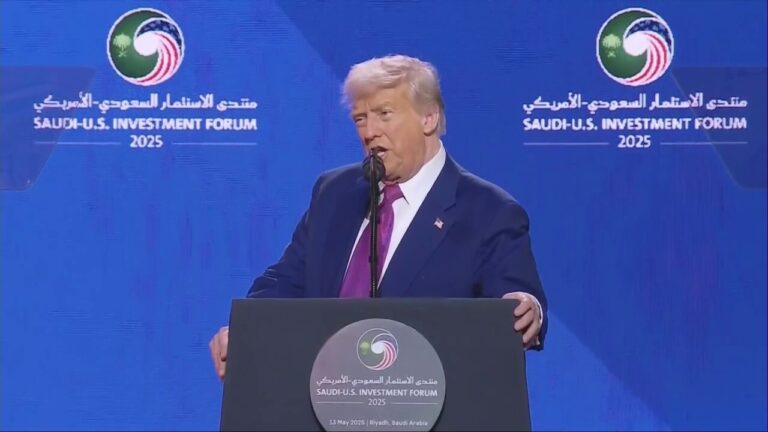 Trump offers Iran a stark choice in Saudi speech
