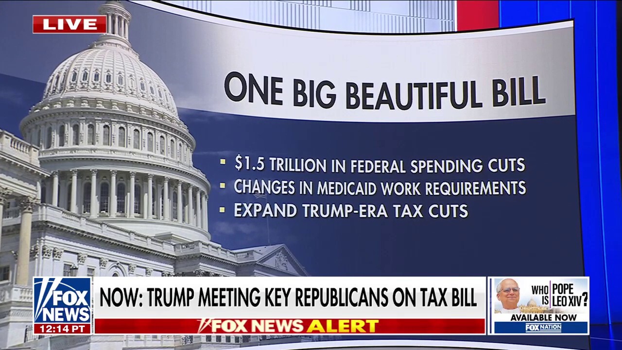 President Trump meets with Republicans on tax bill
