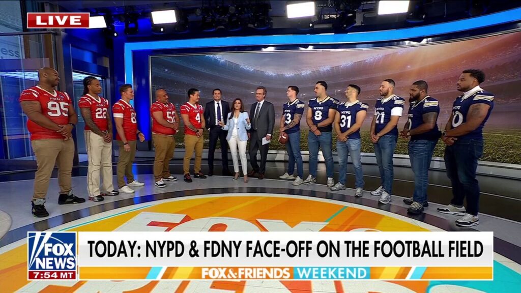 NYPD and FDNY face-off in football game on Fox Nation