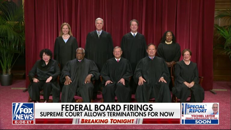 Supreme Court allows terminations of independent agency board members for now