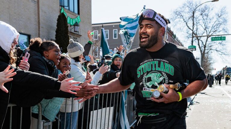 Jordan Mailata, other Eagles stars downplay tush push as NFL vote on team's signature play looms