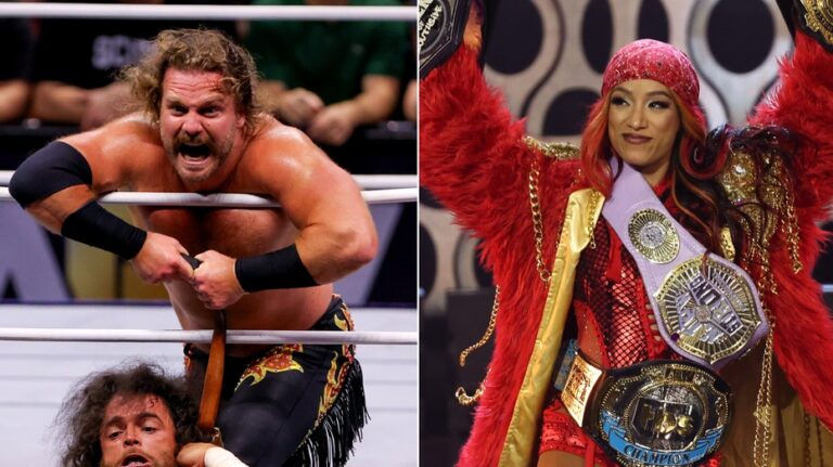 Adam Page, Mercedes Moné earn AEW title shots at Double or Nothing; Toni Storm seals win with kiss