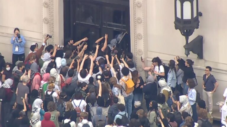 Columbia's acting president slams storming of campus library by anti-Israel agitators: 'Utterly unacceptable'