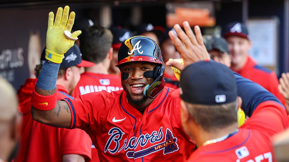 Braves' Ronald Acuna Jr crushes 467-foot home run on first pitch in return from ACL injury