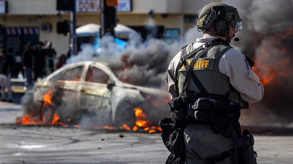 ICE arrests 'worst of the worst' illegal aliens in Los Angeles as rioters torch city and more top headlines