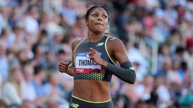 Olympic gold medalist Gabby Thomas slams ‘sick’ heckler for shouting disparaging, racial comments during meet