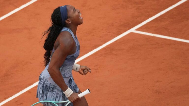American tennis star Coco Gauff wins women's French Open final after defeating top-ranked Aryna Sabalenka