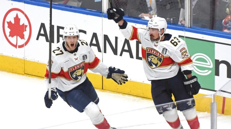 Panthers beat Oilers in Game 5 of Stanley Cup Final to reach brink of title