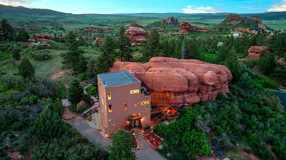 This $1M 'Flintstones'-style home built into ancient red rock could be yours