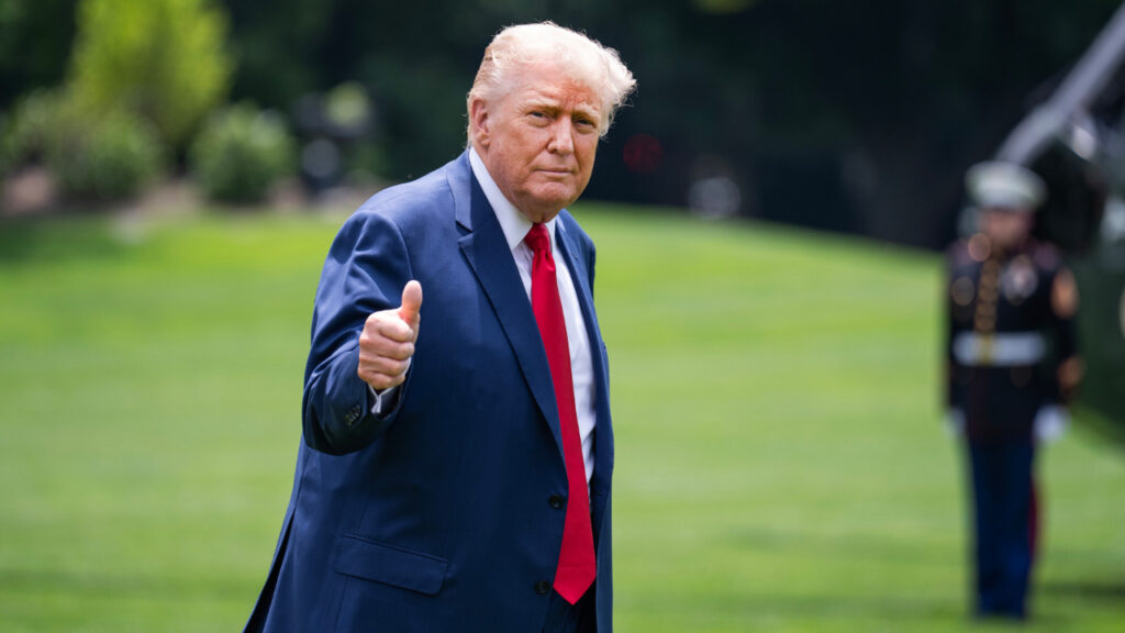 WATCH LIVE: Trump observes military demonstration at Fort Bragg