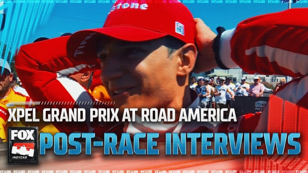 POST-RACE INTERVIEWS: Alex Palou, Felix Rosenqvist, and Santino Ferrucci