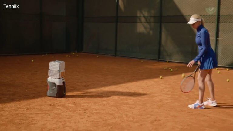AI tennis robot coach brings professional training to players of all levels