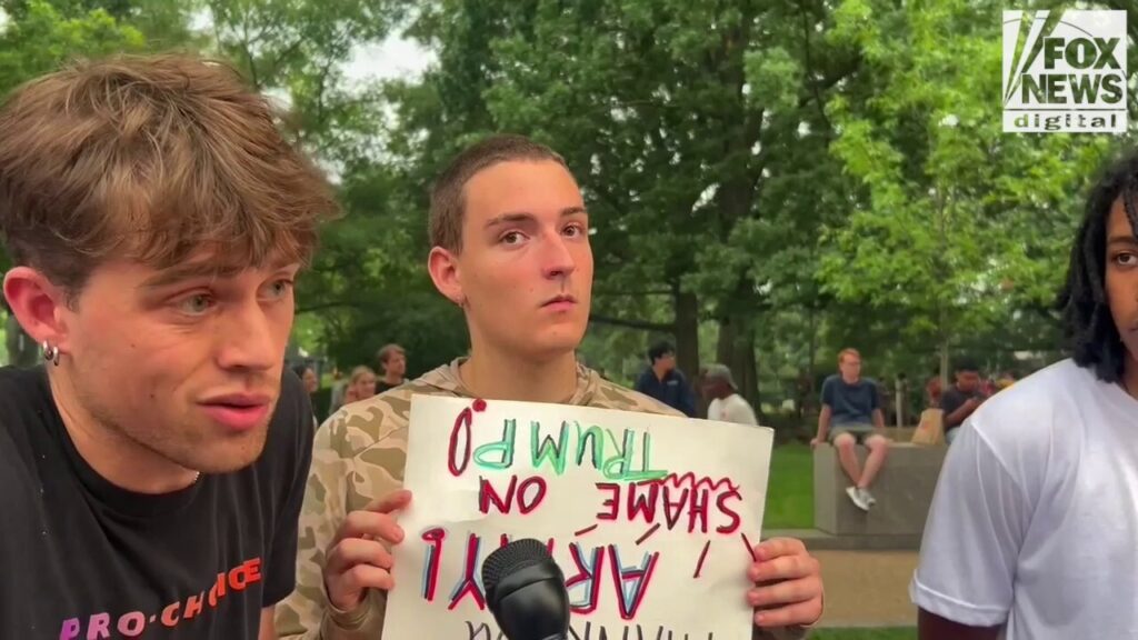 Peaceful protesters in DC suggest violence in other cities is OK 'as long as they don't hurt anyone'