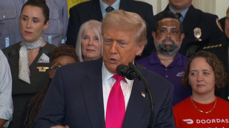 President Donald Trump talks up the 'big, beautiful bill'