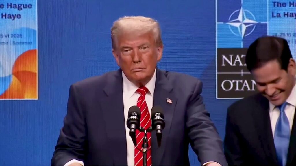 Rubio breaks into laughter when Trump asked about NATO chief calling him 'daddy'