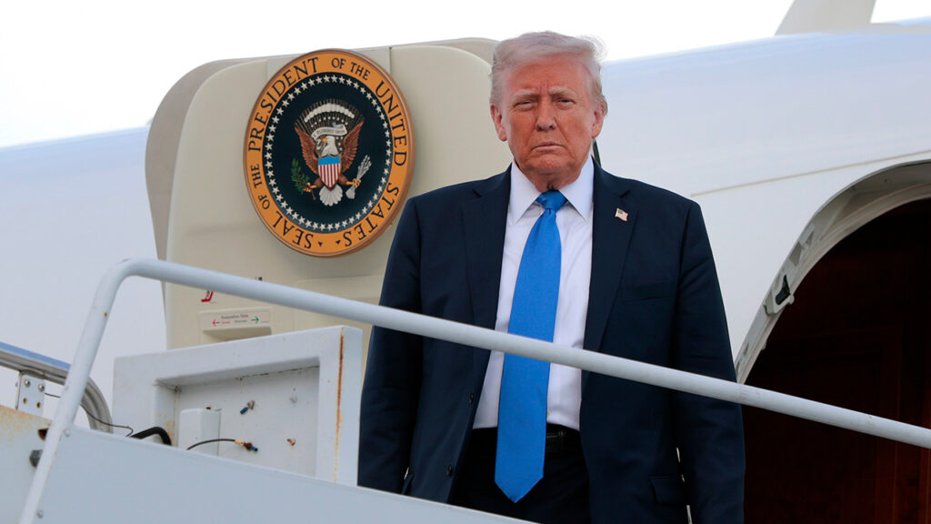 MOMENTS AGO: Trump takes questions as Abrego-Garcia faces human trafficking charges
